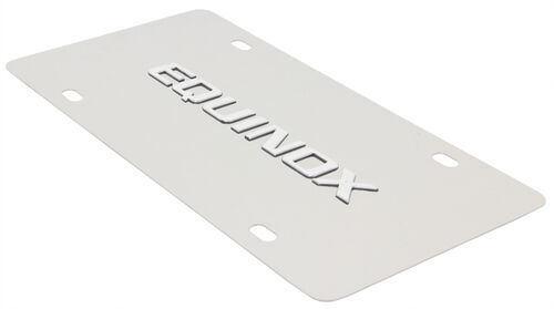 Chevrolet Equinox License Plate - Chrome Lettering - Stainless Steel w ...