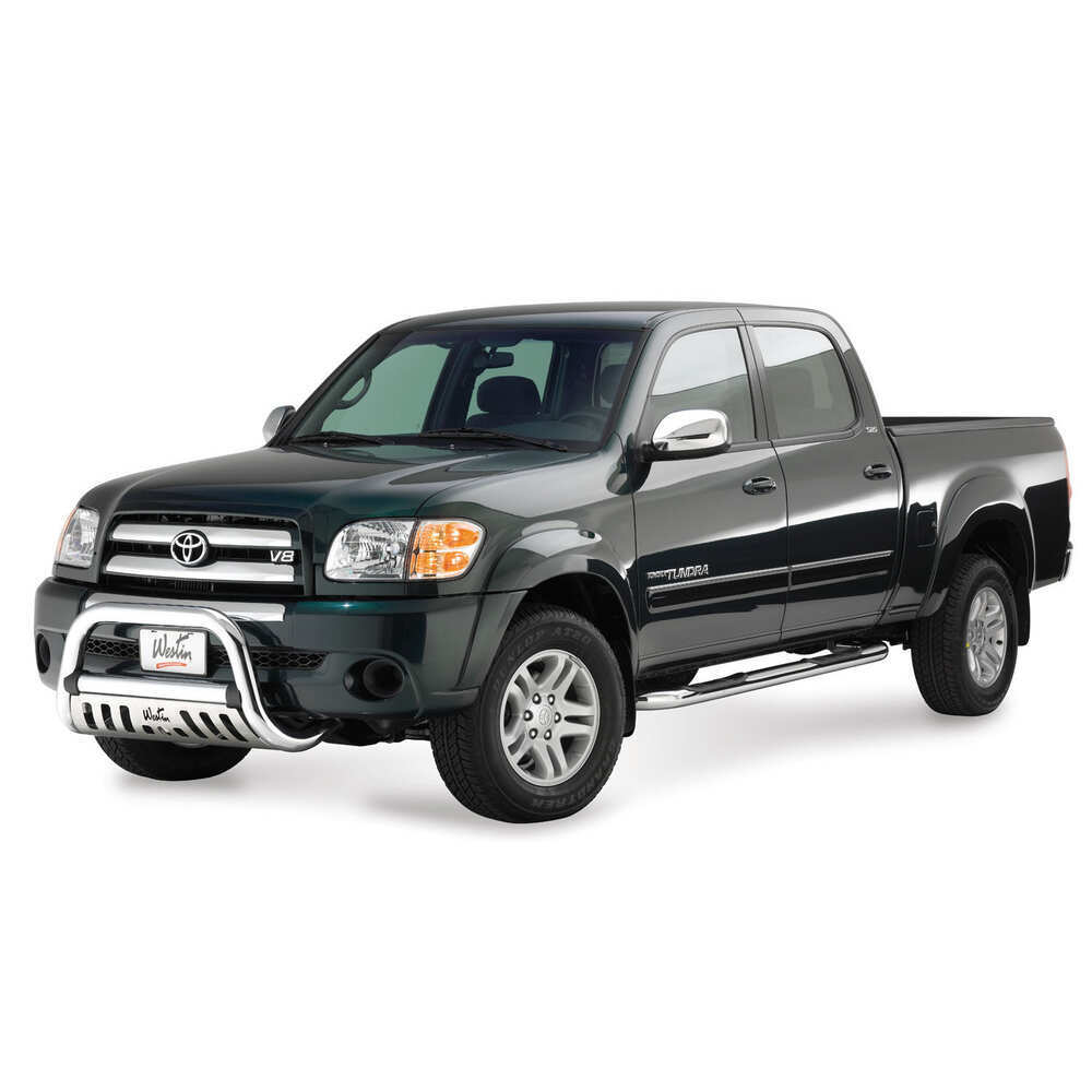 2002 Toyota Tundra Westin Ultimate Bull Bar with Skid Plate 3" Tubing ChromePlated