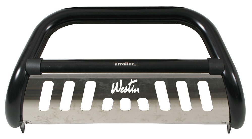 Westin Ultimate Bull Bar with Skid Plate - 3" Tubing - Black Powder Coated Steel 3 Inch Tubing 32-1965