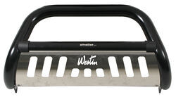 Westin Ultimate Bull Bar with Skid Plate - 3" Tubing - Black Powder Coated Steel               