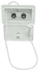 Phoenix Faucets Catalina RV Outdoor Shower Box - 11" Wide x 6" Tall - White - PF67FR
