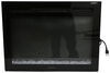 recessed mount fireplace crystals greystone electric rv with - 26 inch wide black