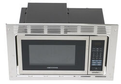 Greystone Standard RV Microwave w/ Trim Kit - 1,350 Watts - 0.9 Cu Ft - Stainless Steel