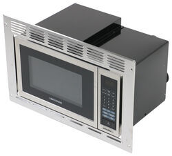 Greystone Built-In RV Microwave - 900 Watts - 0.9 Cu Ft - Stainless Steel - 324-000106