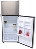 full fridge with freezer 23-1/2w x 25-3/4d 59-3/4t inch everchill rv refrigerator w/ - reversible doors 10.7 cu ft 12v stainless steel
