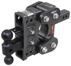 Gen-Y Torsion 2-Ball Mount w/ Stacked Receivers - 2" Hitch - 5" Drop/Rise - 10,000 lbs - 325-GH-1024
