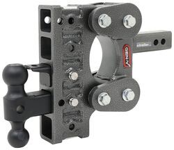 Gen-Y Torsion 2-Ball Mount w/ Stacked Receivers - 2" Hitch - 7-1/2" Drop/Rise - 10,000 lbs - 325-GH-1025