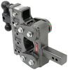 adjustable ball mount 10000 lbs gtw class iv gen-y torsion 2-ball w/ stacked receivers - 2 inch hitch 7-1/2 drop/rise 10 000
