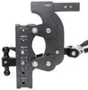 325-GH-1526 - Stacked Receivers,Shock Absorbing,Built-In Pintle Hook Gen-Y Hitch Trailer Hitch Ball Mount