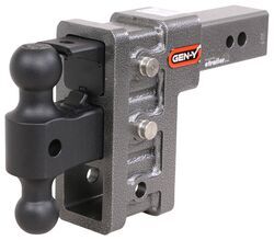 Gen-Y Adjustable 2-Ball Mount w/ Stacked Receivers - 2-1/2" Hitch - 6" Drop/Rise - 32K - 325-GH-1623