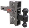 Gen-Y Adjustable 2-Ball Mount w/ Stacked Receivers - 2" Hitch - 5" Drop/Rise - 16K 2 Inch Ball,2-5/16 Inch Ball,Two Balls 325-GH-214