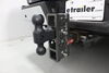 0  adjustable ball mount 16000 lbs gtw gen-y 2-ball w/ stacked receivers - 2 inch hitch 5 drop/rise 16k