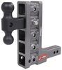 adjustable ball mount drop - 10 inch rise gen-y 2-ball w/ stacked receivers 2 hitch drop/rise 10k