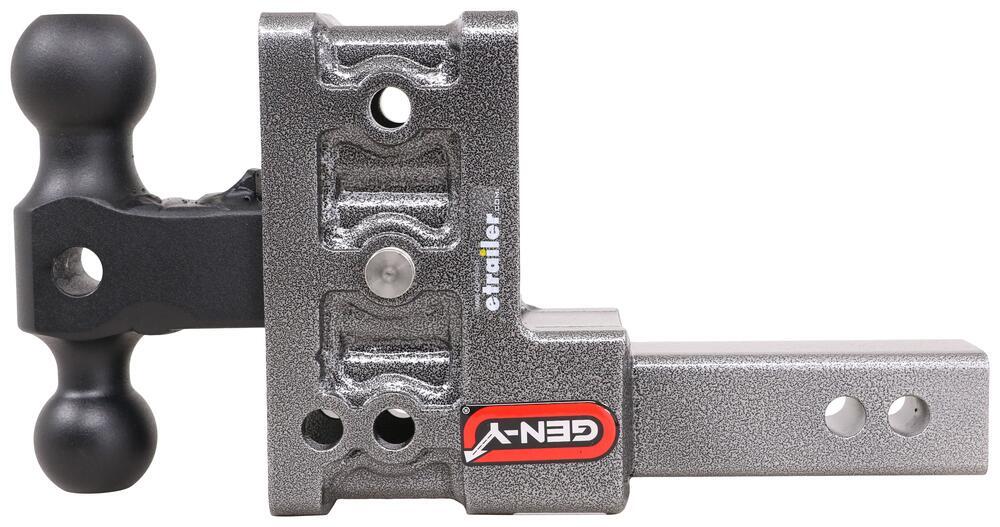 Gen-Y Adjustable 2-Ball Mount w/ Stacked Receivers - 2