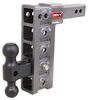 Gen-Y Adjustable 2-Ball Mount w/ Stacked Receivers - 2" Hitch - 10" Drop/Rise - 16K Drop - 10 Inch,Rise - 10 Inch 325-GH-515