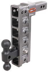 Gen-Y Adjustable 2-Ball Mount w/ Stacked Receivers - 2" Hitch - 12-1/2" Drop - 16K - 325-GH-516