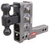 Gen-Y Adjustable 2-Ball Mount w/ Stacked Receivers - 2" Hitch - 7-1/2" Drop/Rise - 16K 16000 lbs GTW 325-GH-524