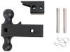 Gen-Y Adjustable 2-Ball Mount w/ Stacked Receivers - 2-1/2" Hitch - 9" Drop/Rise - 21K Drop - 9 Inch,Rise - 9 Inch 325-GH-624