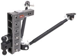 Gen-Y Adjustable 2-Ball Mount w/ Stacked Receivers - 2-1/2" Hitch - 15" Drop - 21K - 325-GH-626