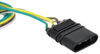 Hopkins Plug-In Simple Vehicle Wiring Harness with 4-Pole Flat Trailer Connector 4 Flat 32625