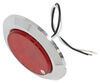 clearance lights rear side marker led trailer or light with chrome bezel - 7 diodes red lens