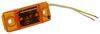 clearance lights 2-3/4l x 1-1/8w inch hot dot led trailer and side marker light - 2 diodes amber lens