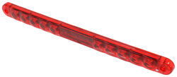Hot-Line LED Third Brake Trailer Light Bar w/ Reflector - Stop, Turn, Tail - Submersible - Red Lens - 328-003-6017X