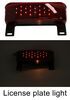 tail lights non-submersible led trailer light with license bracket - stop turn red lens driver side
