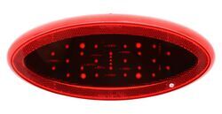 LED Trailer Tail Light with Reflector - Stop, Turn, Tail - Red Lens - Passenger Side - 328-003-85