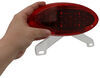 tail lights rear reflector stop/turn/tail led trailer light w/ and bracket - stop turn license red lens driver side