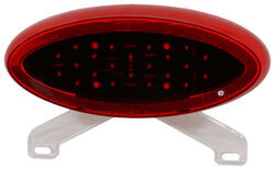 LED Trailer Tail Light w/ Reflector and Bracket - Stop, Turn, Tail, License - Red Lens - Driver Side