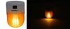 Omega LED RV Porch Light with Switch - 357 Lumens - Surface Mount - Amber Lens LED Light 328-007-30SAPE