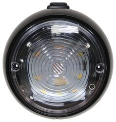 Angled LED RV Porch Light w/ Switch - 357 Lumens - Surface Mount - Clear Lens