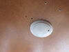 LED RV Dome Light with Switch - 204 Lumens - Surface Mount - White Bezel - Warm White 3 Inch Diameter 328-K-1003WS