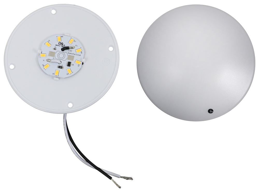 12V RV LED Puck Light - Surface Mount - 4-1/2 Long - White