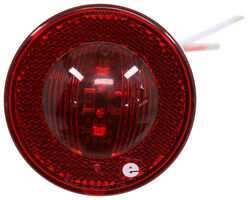LED Trailer Clearance and Side Marker Light with Reflex Reflector - 2 Diodes - Red Lens