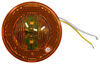 clearance lights 2-1/2 inch diameter led trailer and side marker light with reflex reflector - 2 diodes amber lens