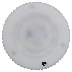 Glantastic LED RV Dome Light - 140 Lumens - Semi-Recessed - Frosted Glass Lens - Warm White - 328-K-57L349