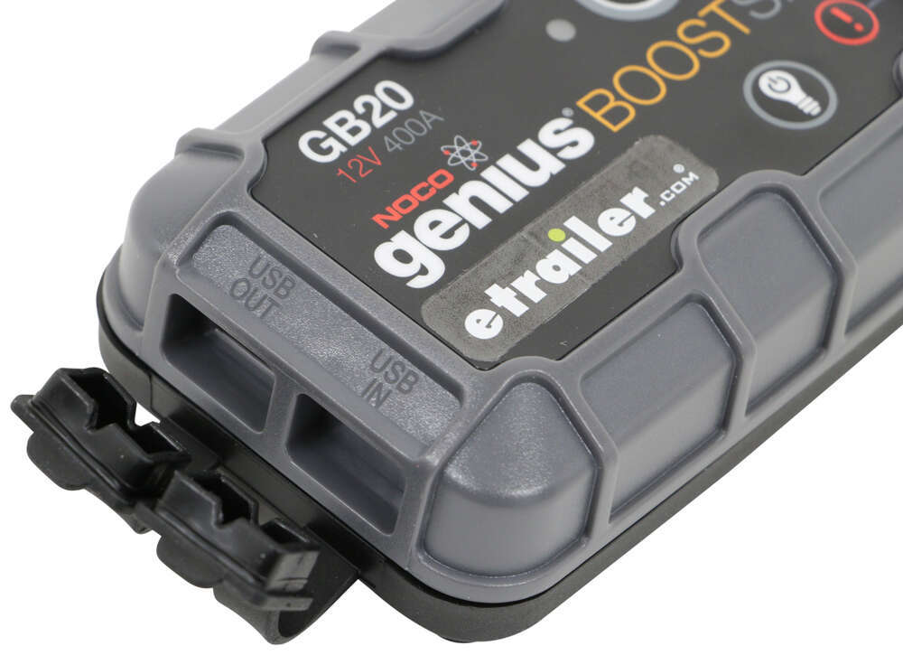 NOCO Genius Boost Sport Jump Starter - LED Work Light - 12V - 400 Amp NOCO  Jump Starters and Jumper Cables 329-GB20