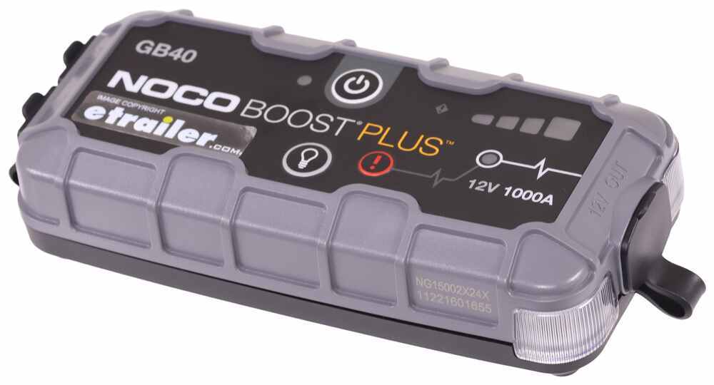 NOCO Boost Plus Jump Starter - LED Work Light - USB Port - 12V - 1,000 Amp  NOCO Jump Starters and Jumper Cables 329-GB40