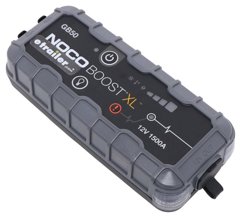 NOCO Boost XL Jump Starter - LED Work Light - USB Port - 12V