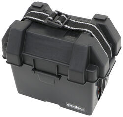 Snap-Top Battery Box with Strap for Group U1 Batteries - Vented - 329-HM082BKS