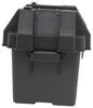 equipment battery box 10-5/8l x 8-7/16w 7-13/16d inch snap-top with strap for group u1 batteries - vented