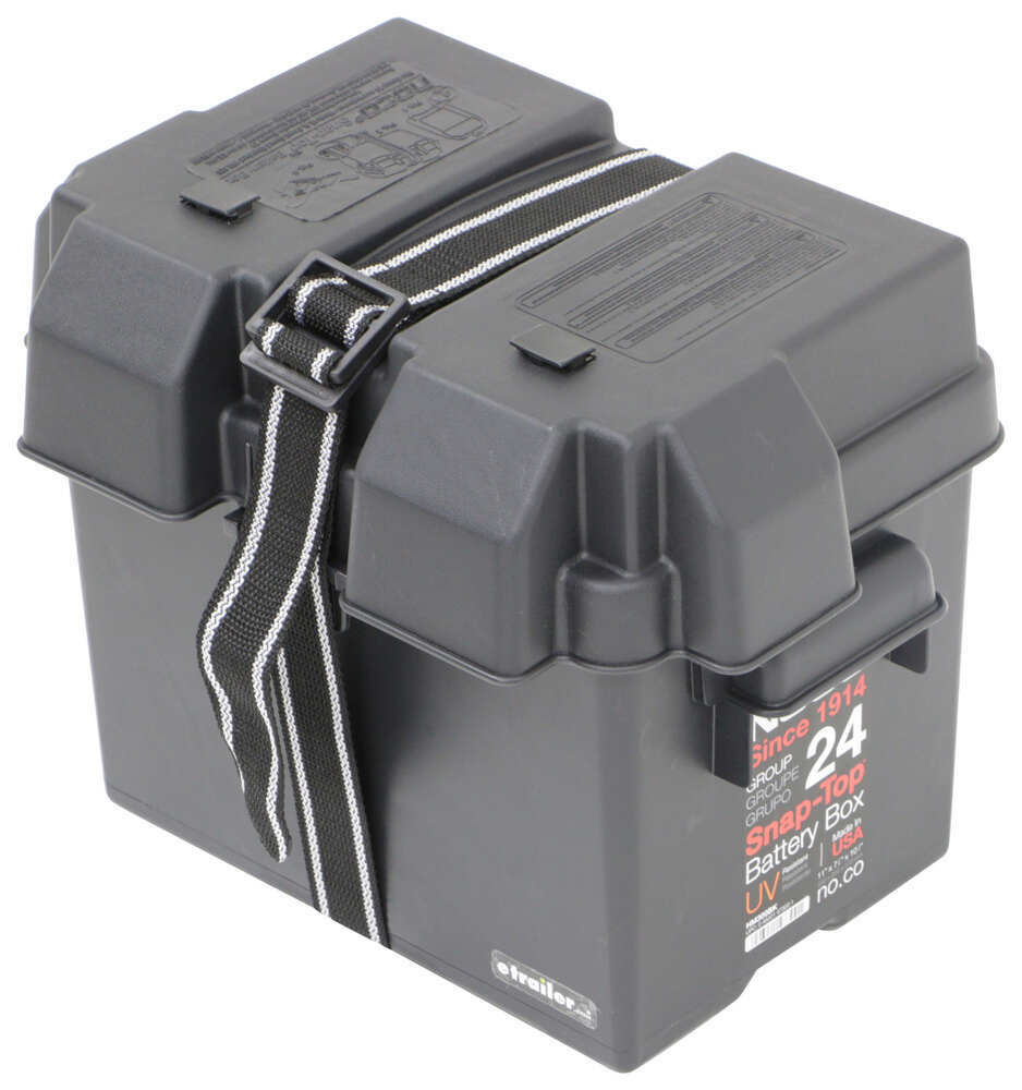 Group 24 Battery Box, with Easy Lock Lid