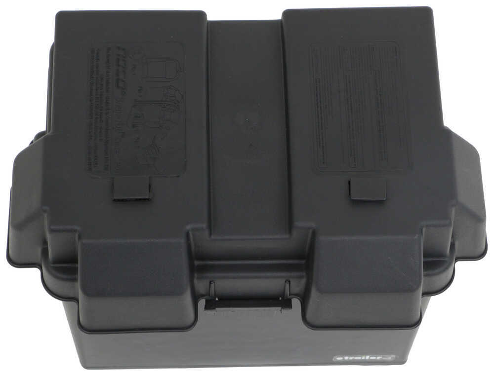 Snap-Top Battery Box with Strap for Group 24 Batteries - Vented NOCO  Battery Boxes 329-HM300BKS