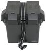 Snap-Top Battery Box with Strap for 6V Batteries - Vented 6V Batteries 329-HM306BKS