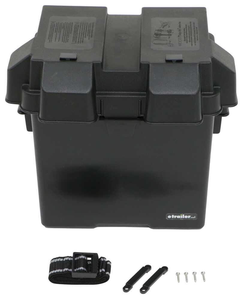 Snap-Top Battery Box with Strap for Group U1 Batteries - Vented NOCO Battery  Boxes 329-HM082BKS