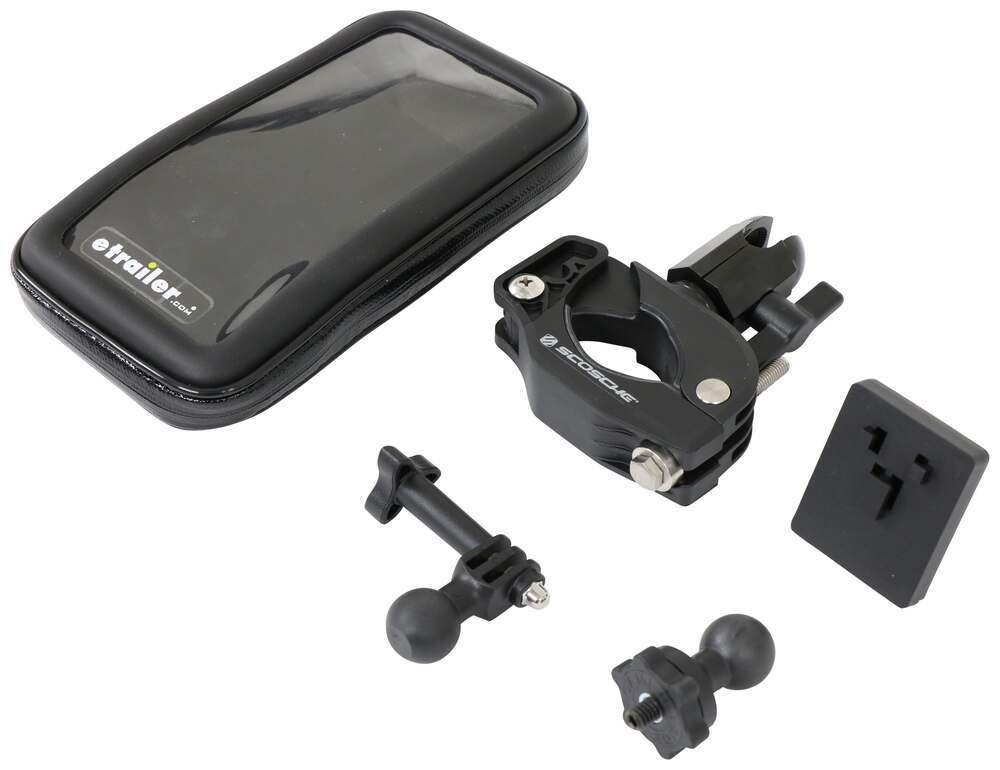 Scosche 3-in-1 Camera or Smartphone Mount for 1-1/2" to 2" Diameter Handlebars - 332-PSM11001