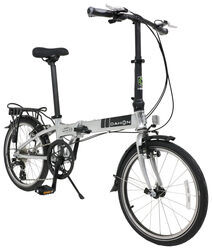 Dahon Mariner D8 Folding Bike - 8 Speed - Aluminum Frame - 20" Wheels - Brushed Silver - 33492-4-05