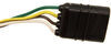 Hopkins Plug-In Simple Vehicle Wiring Harness with 4-Pole Flat Trailer Connector Custom Fit 33515